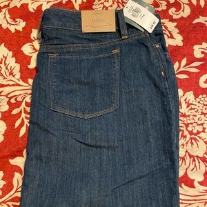 LL BEAN DENIM SKIRT